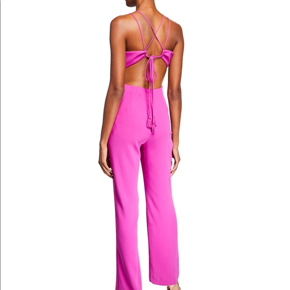 🔥Aidan Mattox crepe cutout jumpsuit🔥🔥🔥 - Picture 2 of 6
